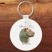 Chinese Shar-Pei Moeder 2 Sleutelhanger (Voorkant)