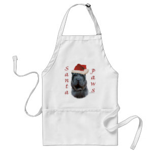 Chinese Shar-Pei Santa Paws Standaard Schort