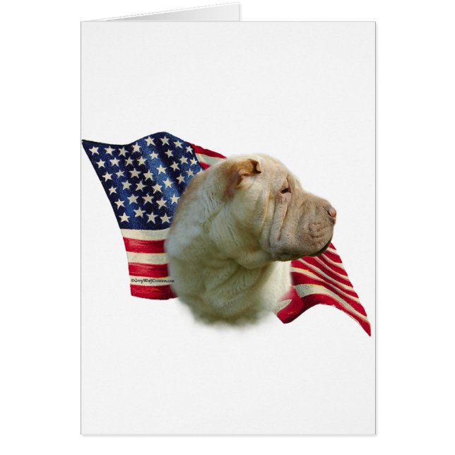 Chinese Shar-Pei vlag (Voorkant)