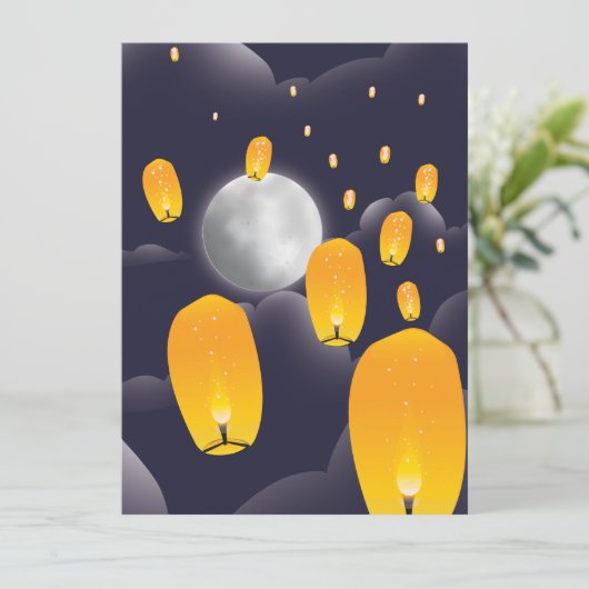 Chinese Sky Lantern (Staand voorkant)