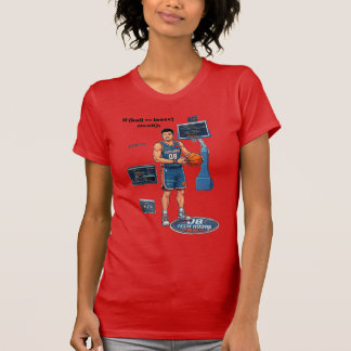 Chinese Software Engineer Playing Basketball URM T-shirt