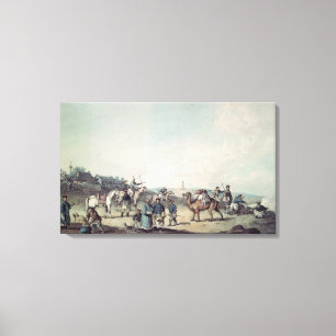 Chinese soldaten canvas afdruk