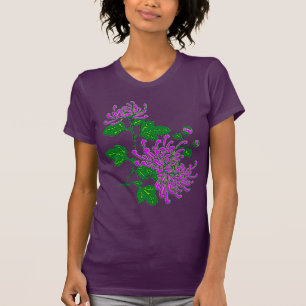 Chinese spinchrysanthema - lavendel t-shirt