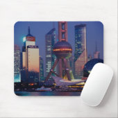 Chinese stad Shanghai Muismat (Met muis)