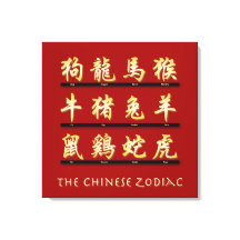 Chinese sterrenbeelden in goud