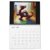 Chinese tekeningen 3 kalender (Mar 2027)