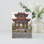 Chinese tempel in China Briefkaart (Staand voorkant)