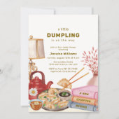 Chinese Theedumpling Nieuwe Hoofdstuk Baby Shower Kaart (Voorkant)