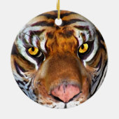 Chinese tijger- en symboolversiering keramisch ornament (Achterkant)