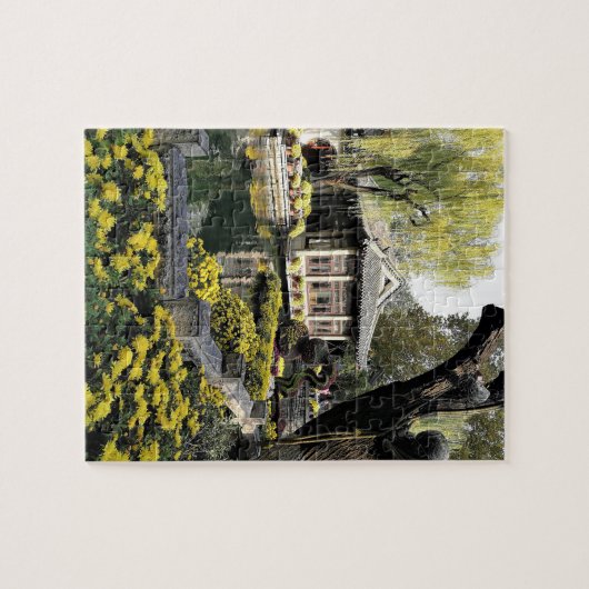 Chinese tuin legpuzzel (Horizontaal)