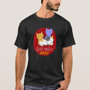 Chinese Vietnamese Nieuwjaar 12 Dierenriem Calligr T-shirt