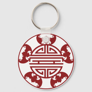 Chinese vijfvoudige zintuigen sleutelhanger