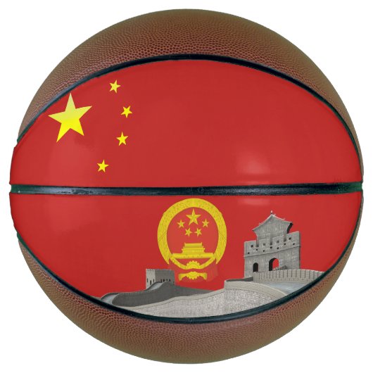 Chinese vlag basketbal (Voorkant)