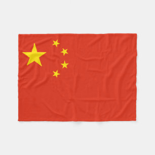 Chinese Vlag (China) Fleece Deken