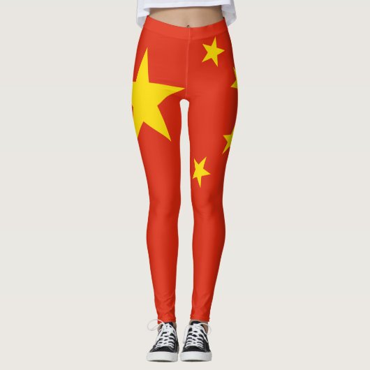 Chinese vlag (China) Leggings (Voorkant)