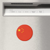 Chinese vlag (China) Magneet (Insitu (Vaatwasser))