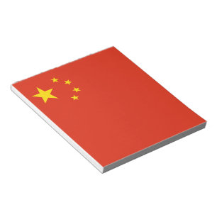 Chinese vlag (China) Notitieblok
