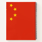 Chinese vlag (China) Notitieboek (Achterkant)