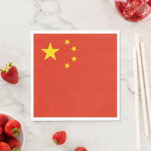 Chinese vlag (China) Servet