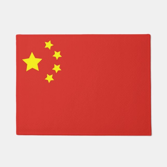 Chinese vlag deurmat (Voorkant)