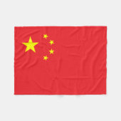 Chinese vlag fleece deken (Voorkant (Horizontaal))