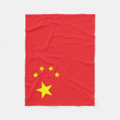 Chinese vlag fleece deken (Voorkant)