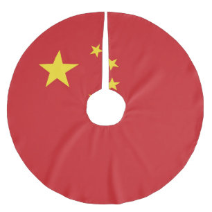 Chinese vlag kerstboom rok
