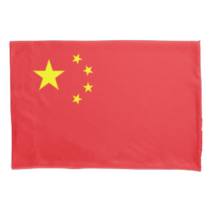 Chinese vlag kussensloop