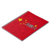 Chinese vlag notitieboek (Linkerzijde)