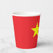 Chinese vlag papieren bekers (Voorkant)