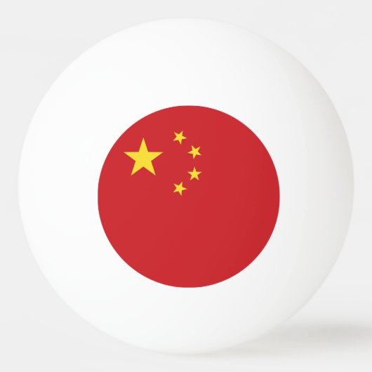 Chinese vlag pingpongballen (Voorkant)