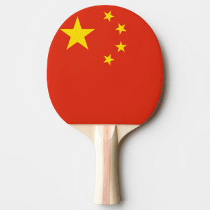 Chinese vlag pingpongpeddel voor tafeltennis tafeltennisbatje