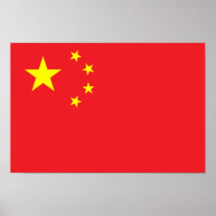 Chinese vlag poster