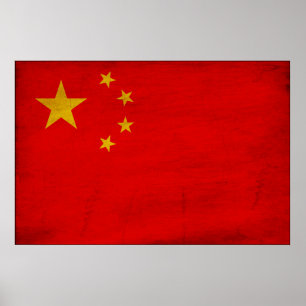 Chinese vlag poster