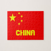 Chinese vlag puzzel (Horizontaal)