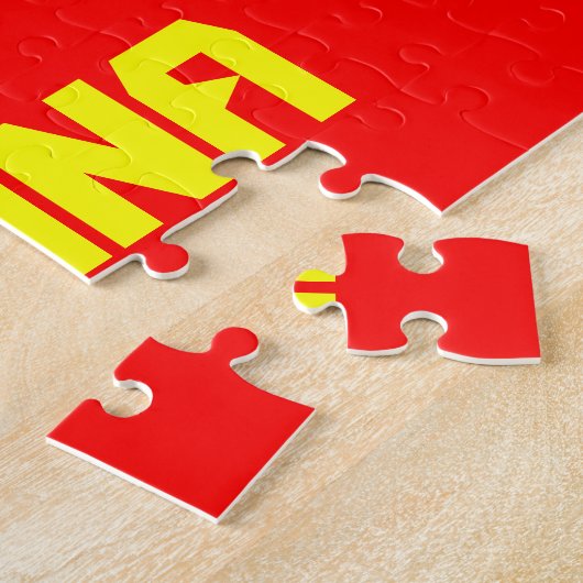 Chinese vlag puzzel (Zijkant)