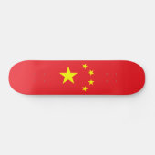 Chinese vlag skateboard (Horizontaal)