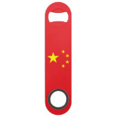 Chinese vlag speed flessenopener (Achterkant)