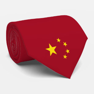Chinese vlag stropdas