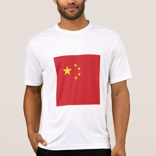 Chinese vlag t-shirt (Voorkant)