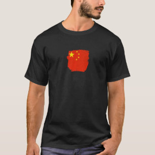 Chinese vlag t-shirt