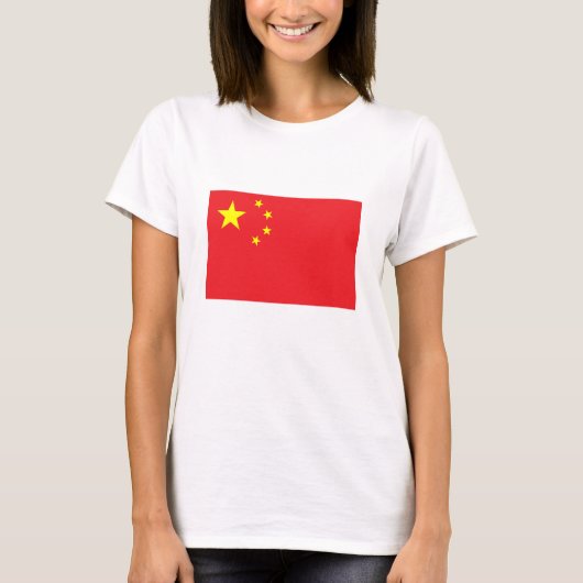 Chinese vlag t-shirt (Voorkant)