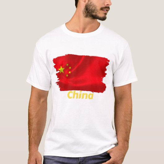 Chinese vlag t-shirt (Voorkant)