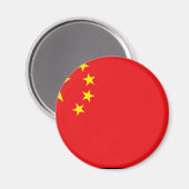 Chinese vlag T-shirts en geschenken Magneet (Voorkant / Achterkant)