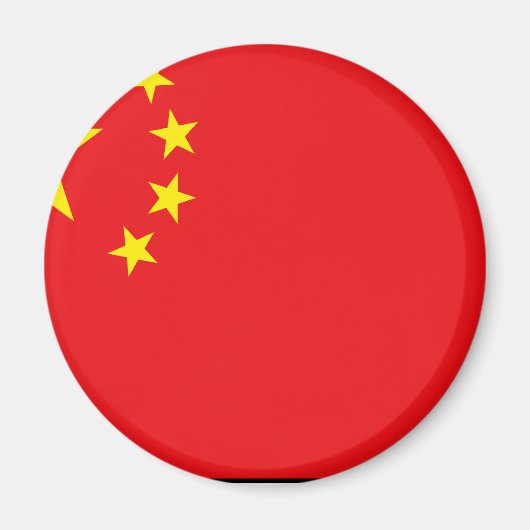 Chinese vlag T-shirts en geschenken Magneet (Voorkant)