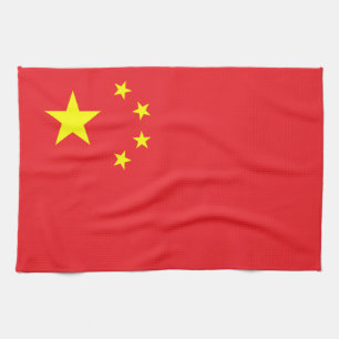 Chinese vlag theedoek