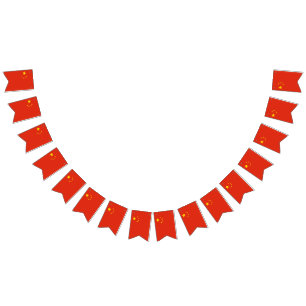 Chinese vlag vlaggetjes