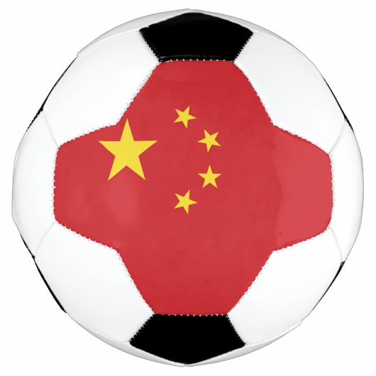 Chinese vlag voetbal (Voorkant)