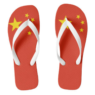 Chinese vlag - Volwassen Teenslippers