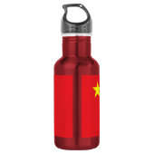 Chinese vlag waterfles  (Achterkant)
